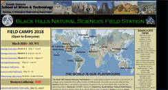 Desktop Screenshot of geologyfieldcamp.sdsmt.edu