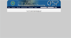 Desktop Screenshot of cfsp.sdsmt.edu